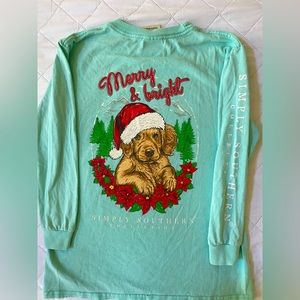 Youth Small Simply Southern Christmas Long sleeve top